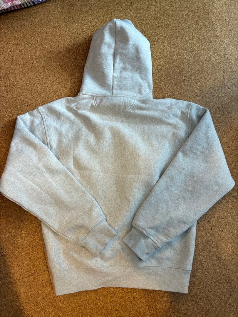 ゆみ　Stüssy ライトグレー XL パーカー　ヘビーウエスト　状態良