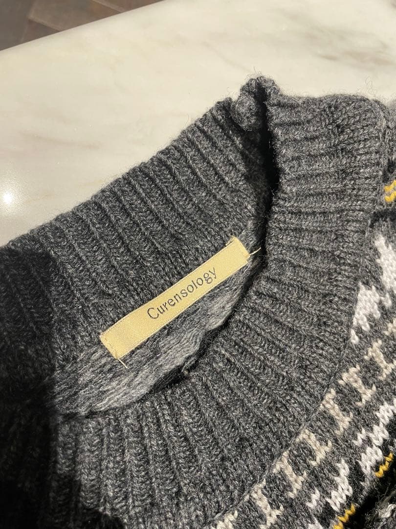 Curensologyカレンソロジー 22AWフェアアイルニット　セーター 長袖