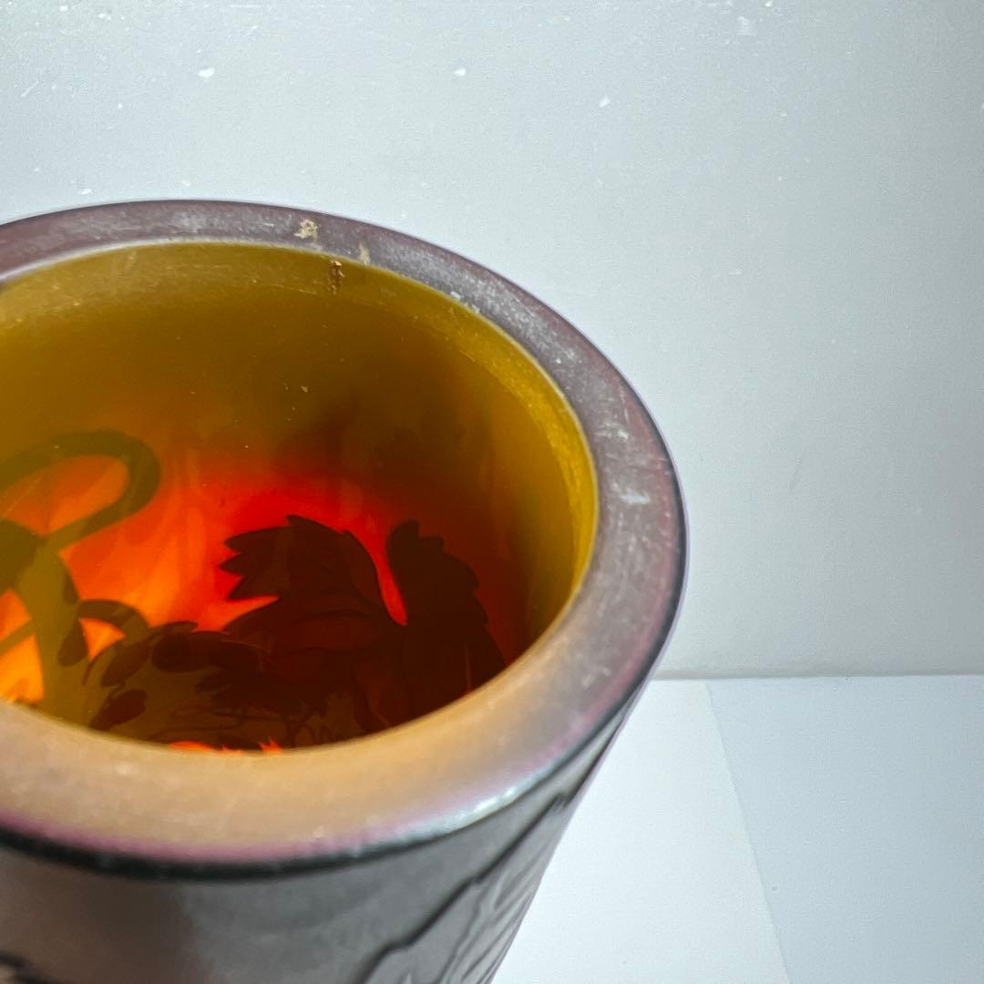 エミールガレ風花瓶　タカオ　36㎝　東里7-0816①