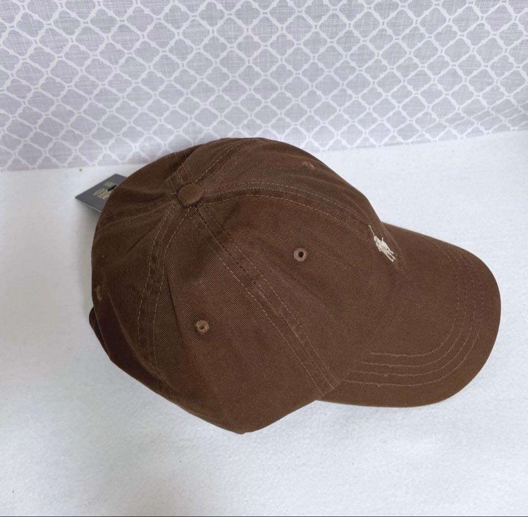 【大人気☆即完売品】ラルフローレン キャップ 帽子 ブラウン 茶色 タグ付