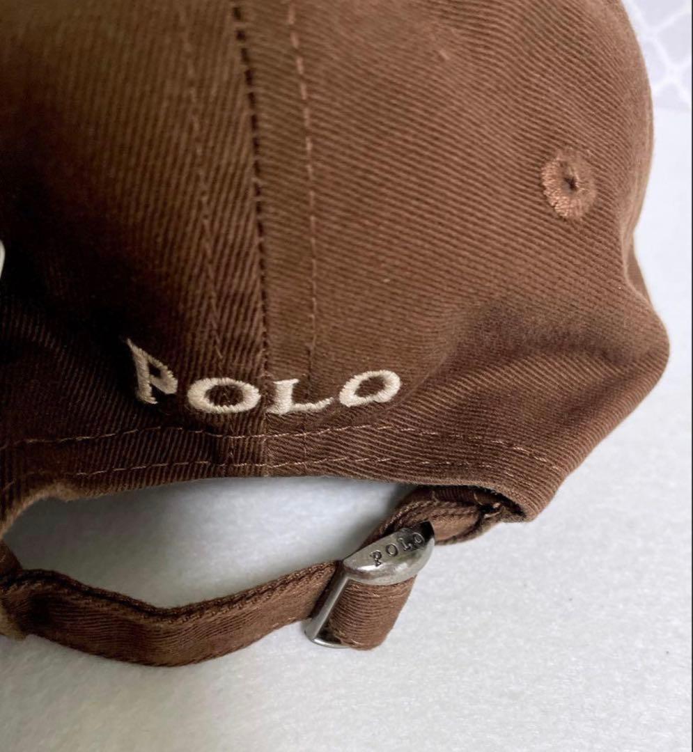 【大人気☆即完売品】ラルフローレン キャップ 帽子 ブラウン 茶色 タグ付
