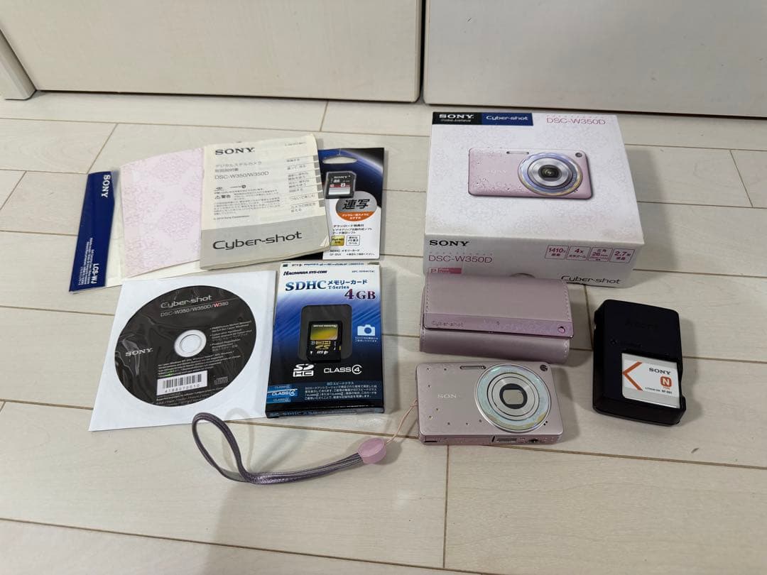 SONY サイバーショット　DSC-W350D