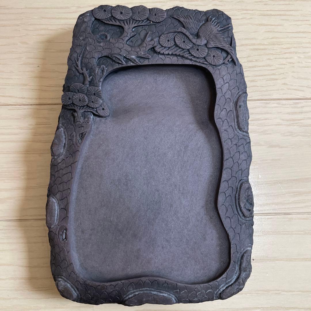 端渓硯　17.5センチ　箱あり　非常によく磨れます