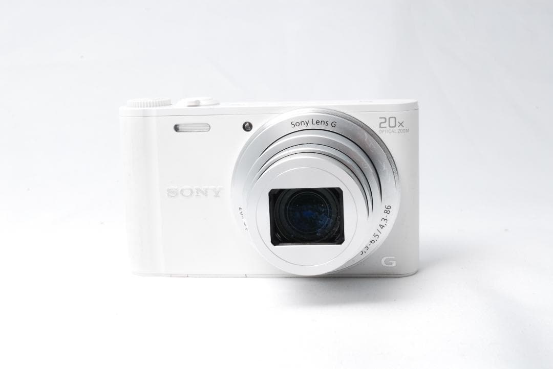 【美品】SONY DSC-WX350 ホワイト 20倍ズーム Wi-Fi
