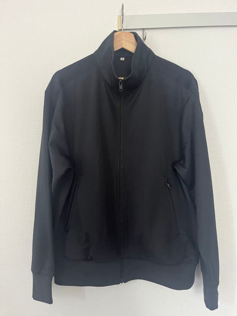 muji labo 2025FW ユニフォーム素材で作ったトラックジャケット 黒