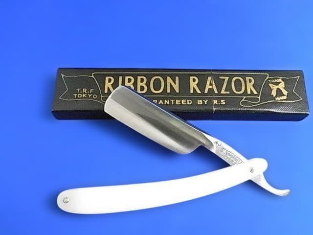 未使用 西洋剃刀 Ribbon Razor ROSETTE 40 メンズ剃刀