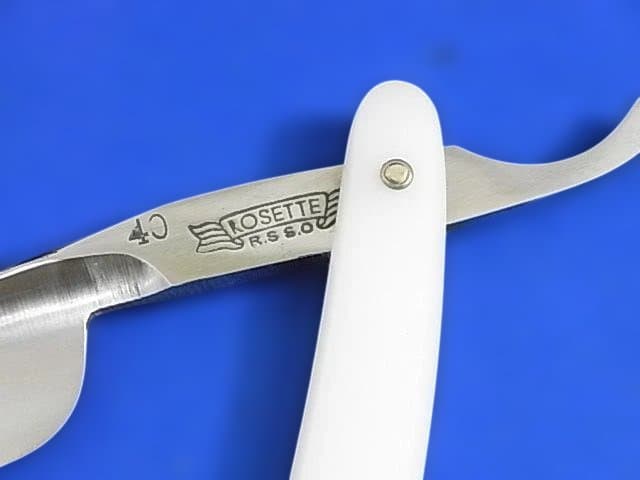 未使用 西洋剃刀 Ribbon Razor ROSETTE 40 メンズ剃刀