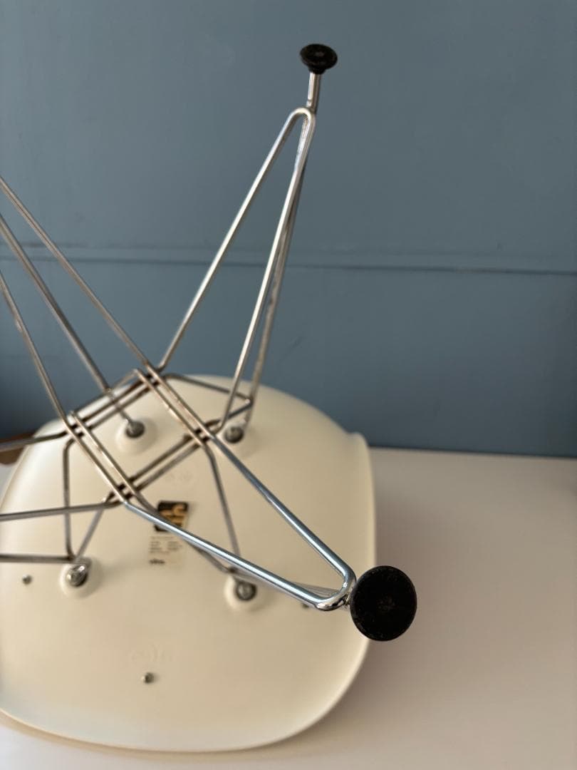 イームズ/Eamesシェルチェア ホワイト×オレンジ B