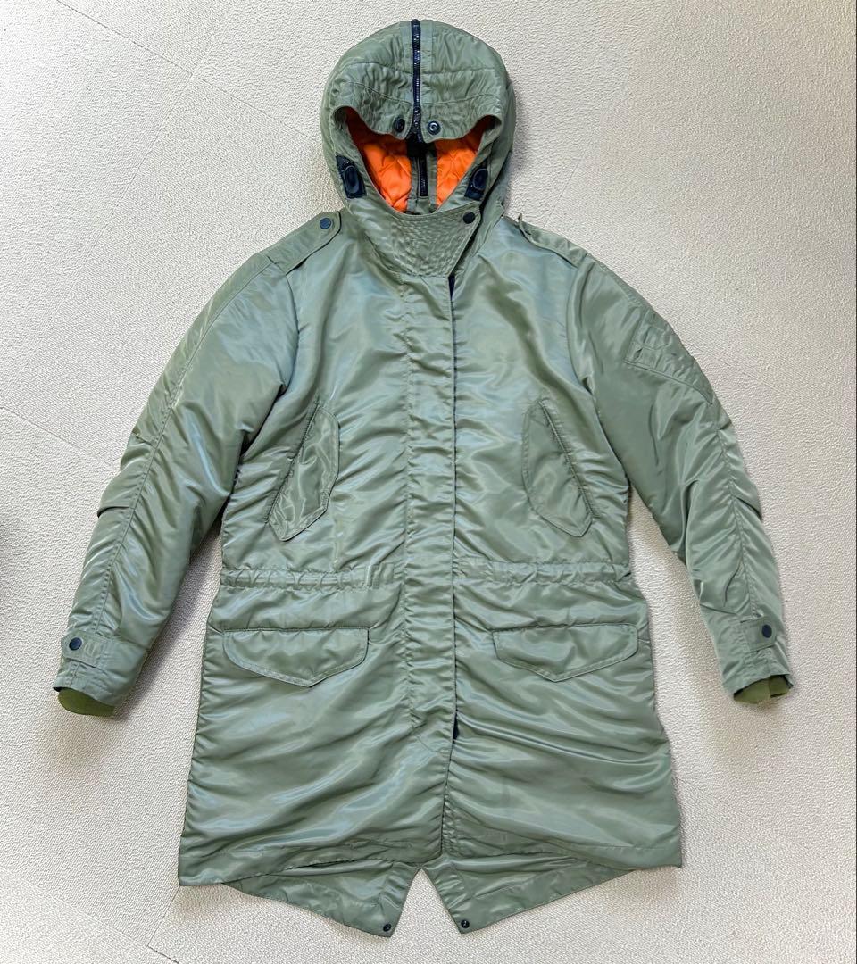 美品rag&boneミリタリーグリーン2wayコートS