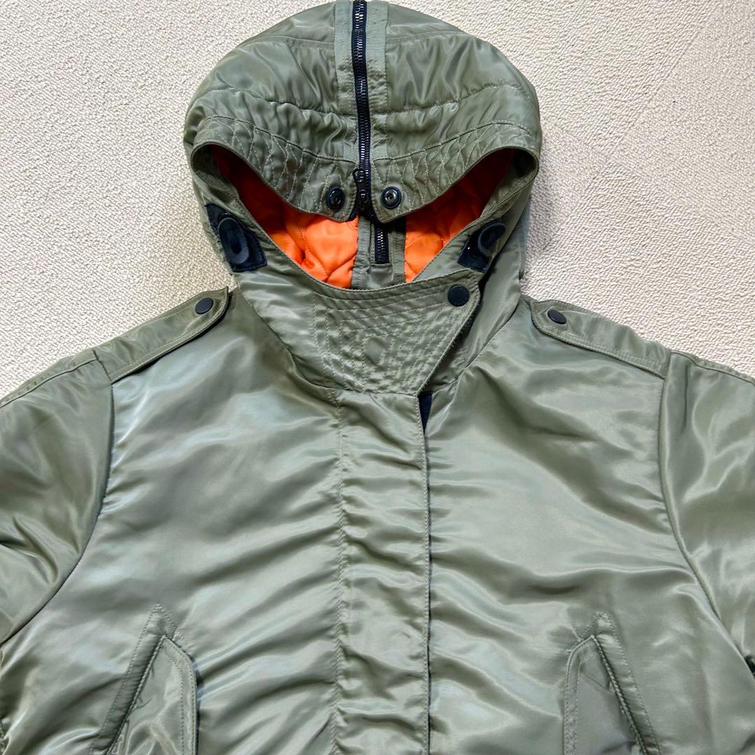 美品rag&boneミリタリーグリーン2wayコートS