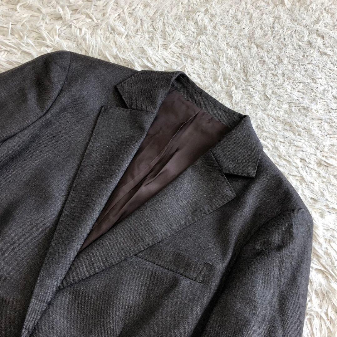 高級感✨ NEWYORKER パンツ スーツ セットアップ 茶系 XL 13号