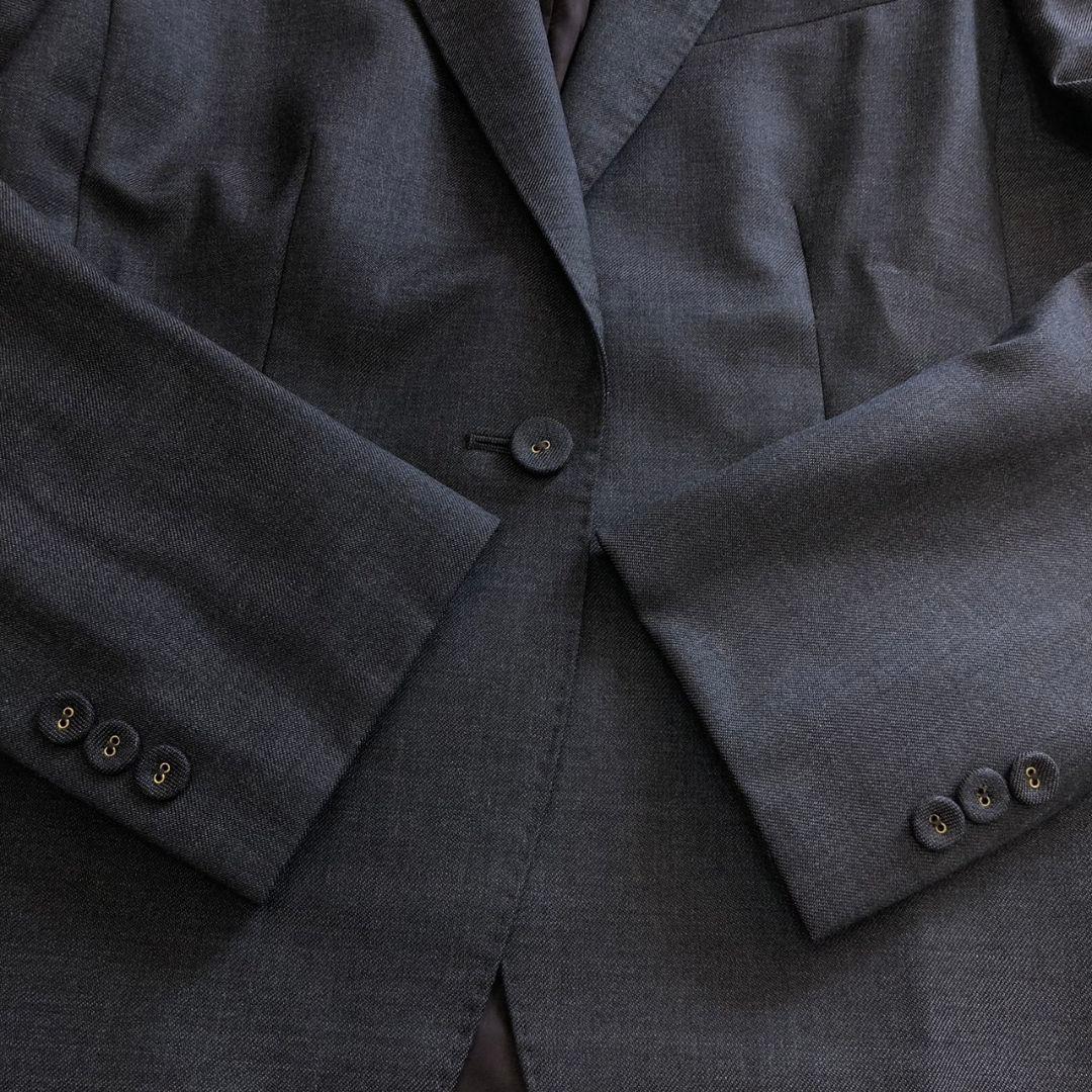 高級感✨ NEWYORKER パンツ スーツ セットアップ 茶系 XL 13号