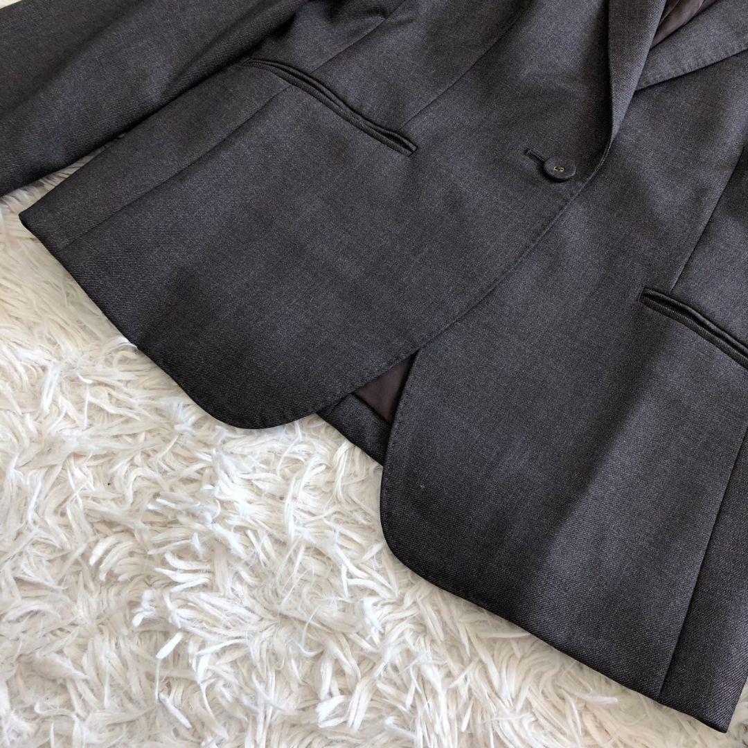 高級感✨ NEWYORKER パンツ スーツ セットアップ 茶系 XL 13号