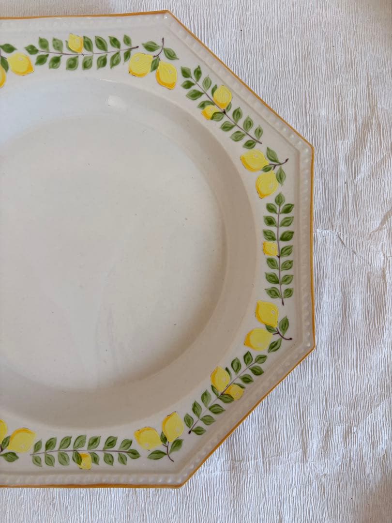 阿部慎太朗 レモン オーバル リム皿 八角皿 豆皿