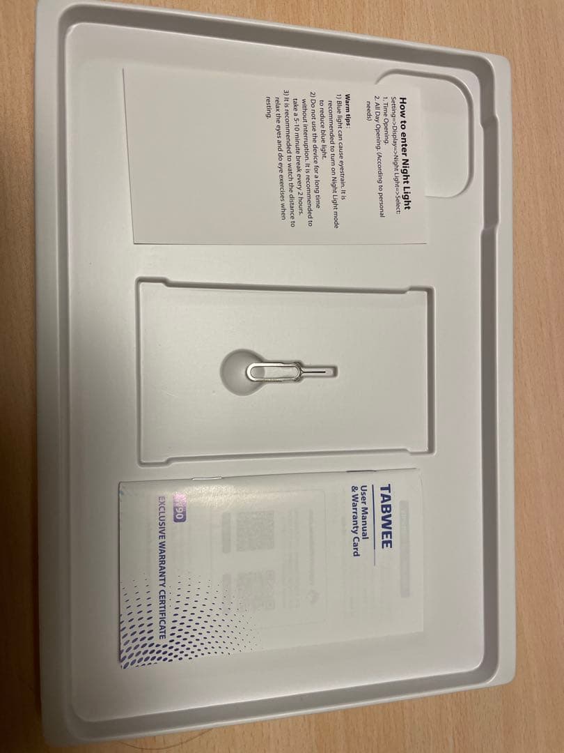 SIMフリー　TABWEE W90 Androidタブレット　ほぼ 新品