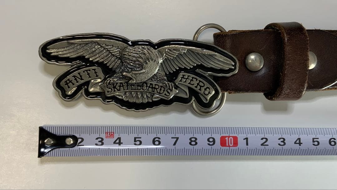 ANTI HERO SKATEBOARDS レザー　ベルト　イーグル　バックル