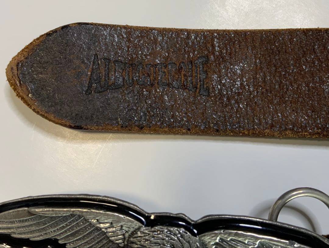 ANTI HERO SKATEBOARDS レザー　ベルト　イーグル　バックル