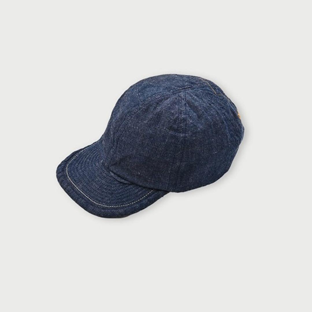 45R 麦デニムのキャップ