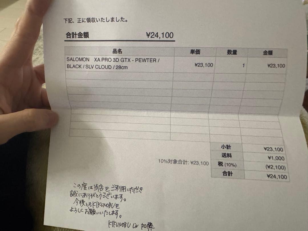 靴 SALOMON XA PRO 3D GTX