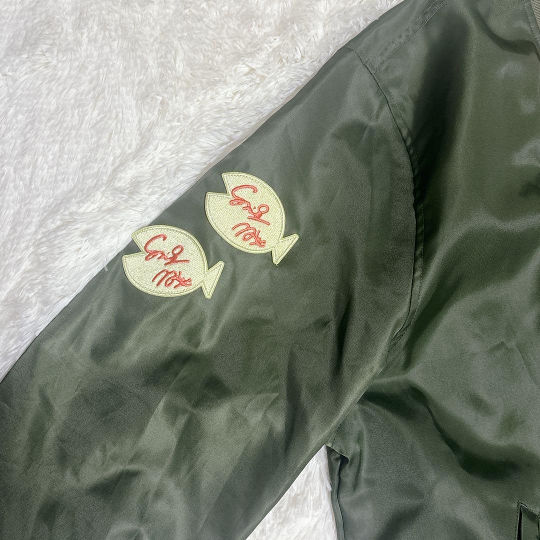 【美品】任天堂スプラトゥーン3　 MA−1フライトジャケット　サーモンラン