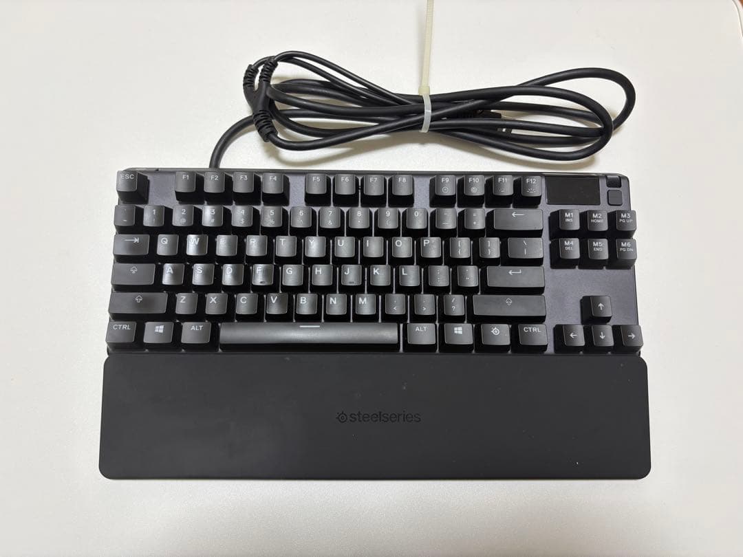 美品SteelSeriesゲーミングキーボード有線 ApexPro英語配列tkl
