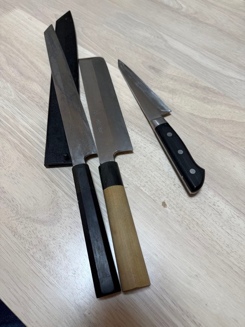 堺孝行　白虎　薄刃　洋出刃セット