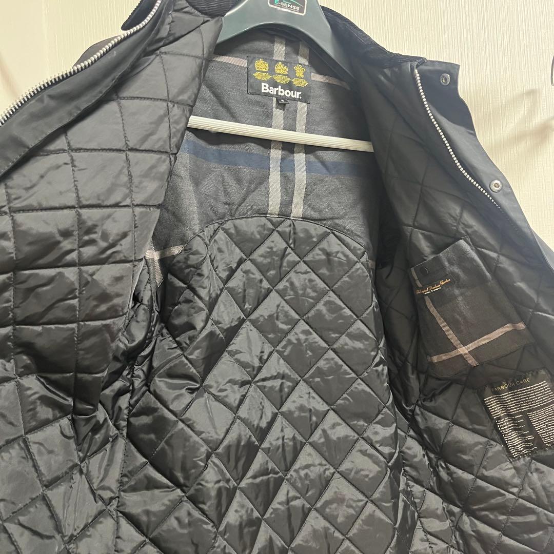Barbour STRATHYRE WAX JACKETブラックジャケット S