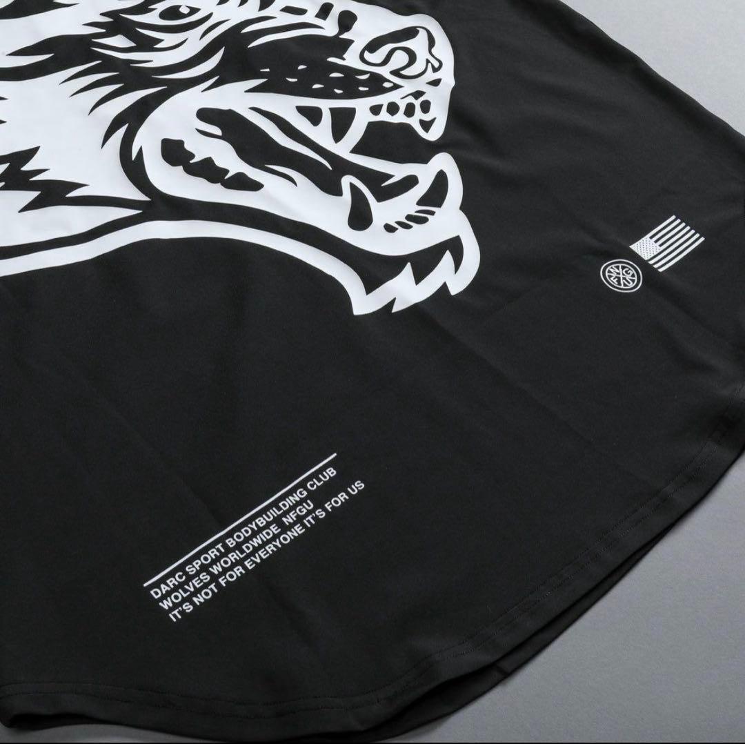 424レア　ダルクスポーツdarc sport タンクトップ　M　ドライ　黒