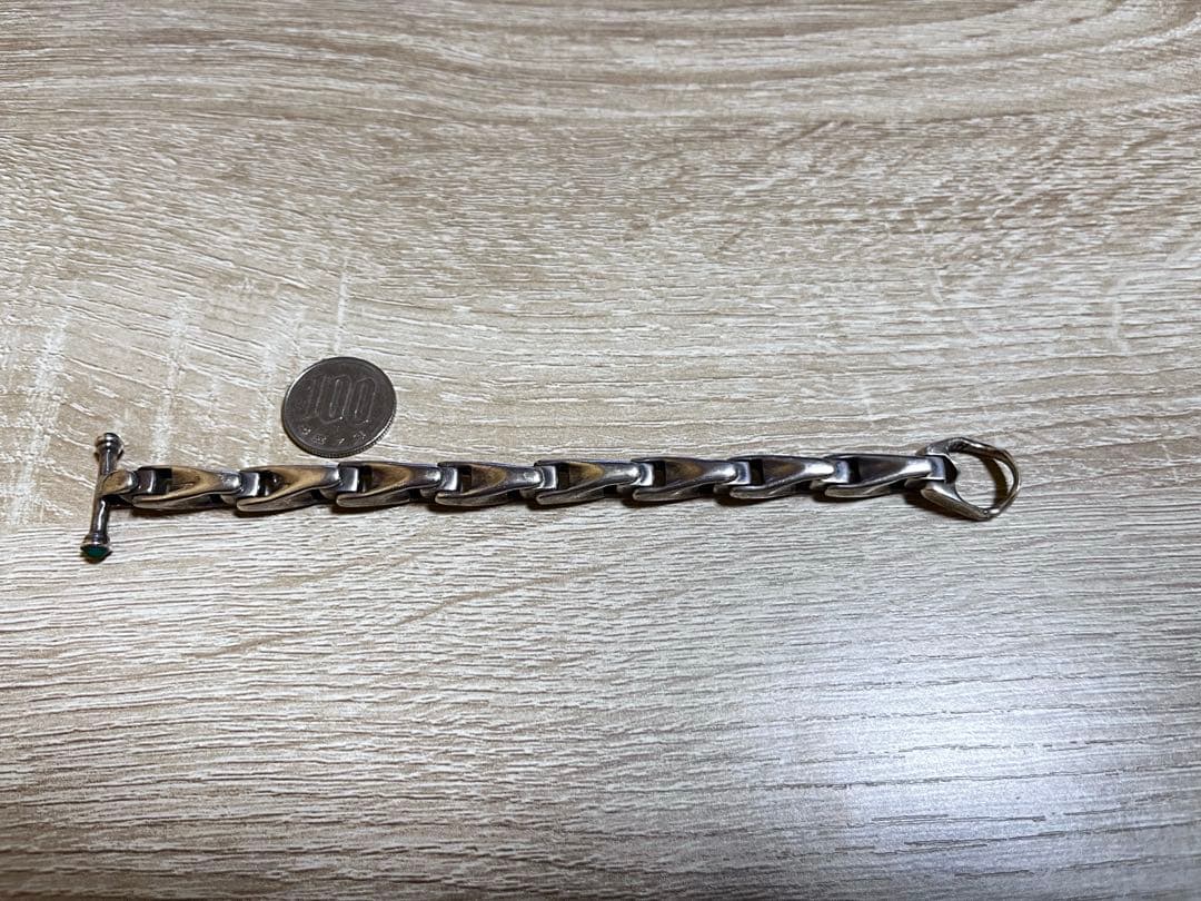 【SV@プロフ必読】ビルウォールレザー　ミニuジョイントブレスレット