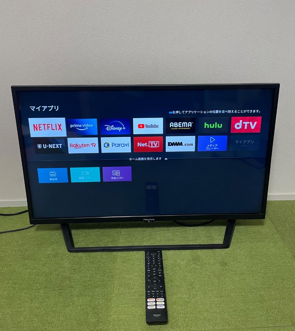 美品ハイセンス 液晶テレビ 32V型 スマートテレビ 32BK2 裏番組録画対応