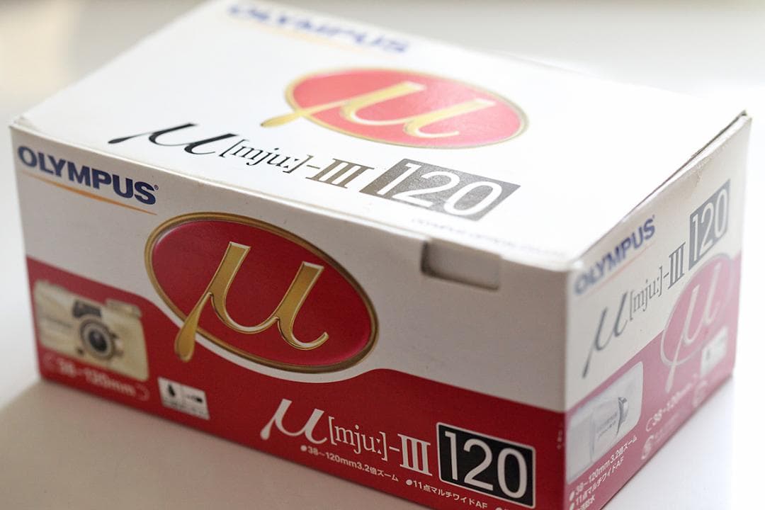 OLYMPUS μ[mju:]-III 120 フィルムカメラ Q764