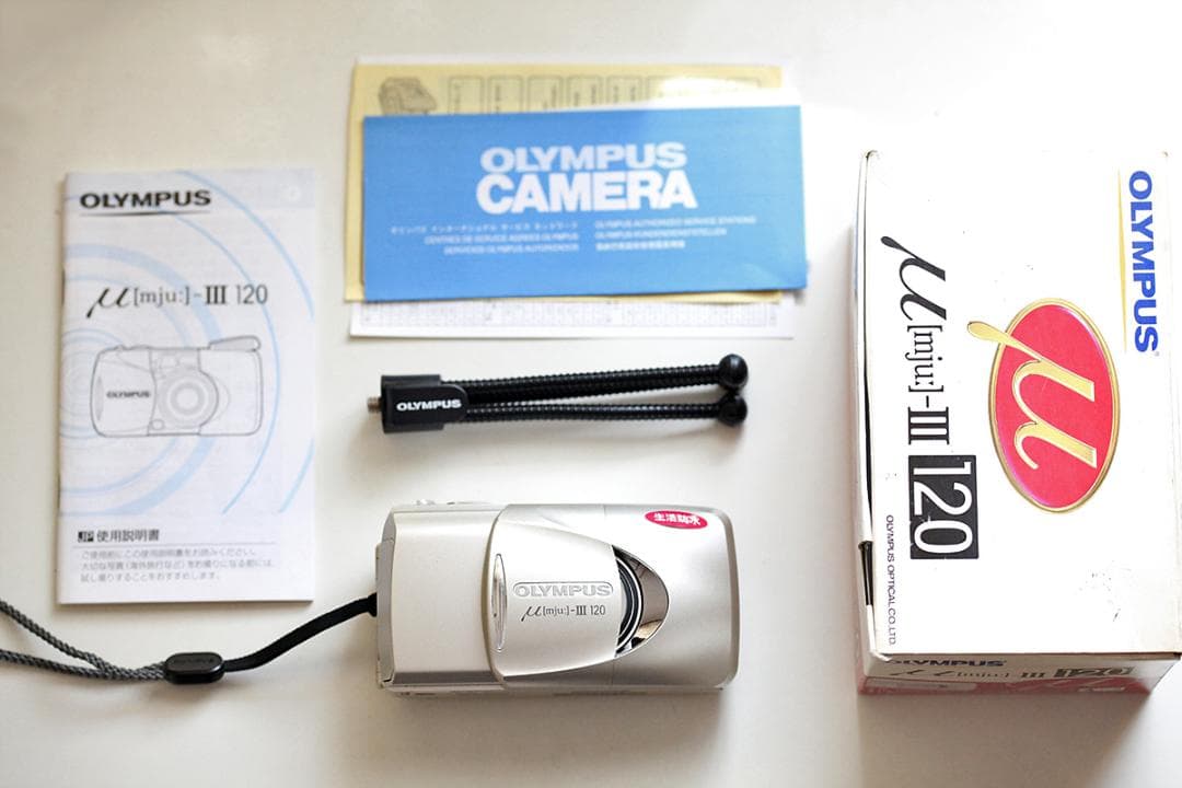 OLYMPUS μ[mju:]-III 120 フィルムカメラ Q764