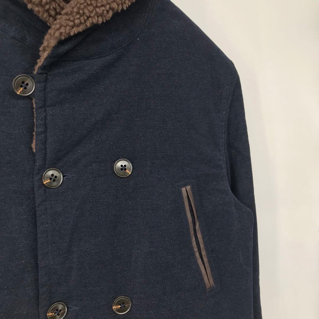 アットダーティー　コート　XL　ネイビー　ボア