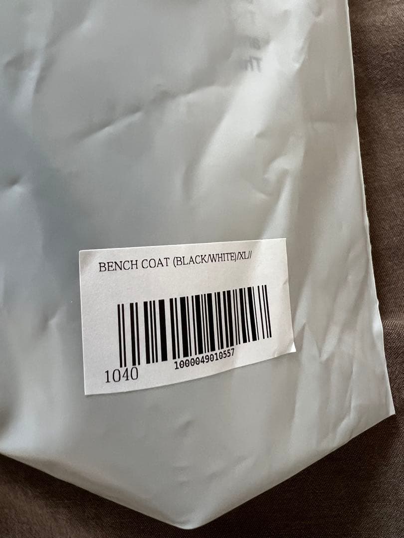 ENNOY PADDED NYLON BENCH COAT ベンチ　コート