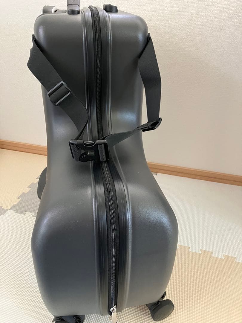 子どもが乗れるスーツケース　キャリーケース　トラベルタグ&専用カバーつき