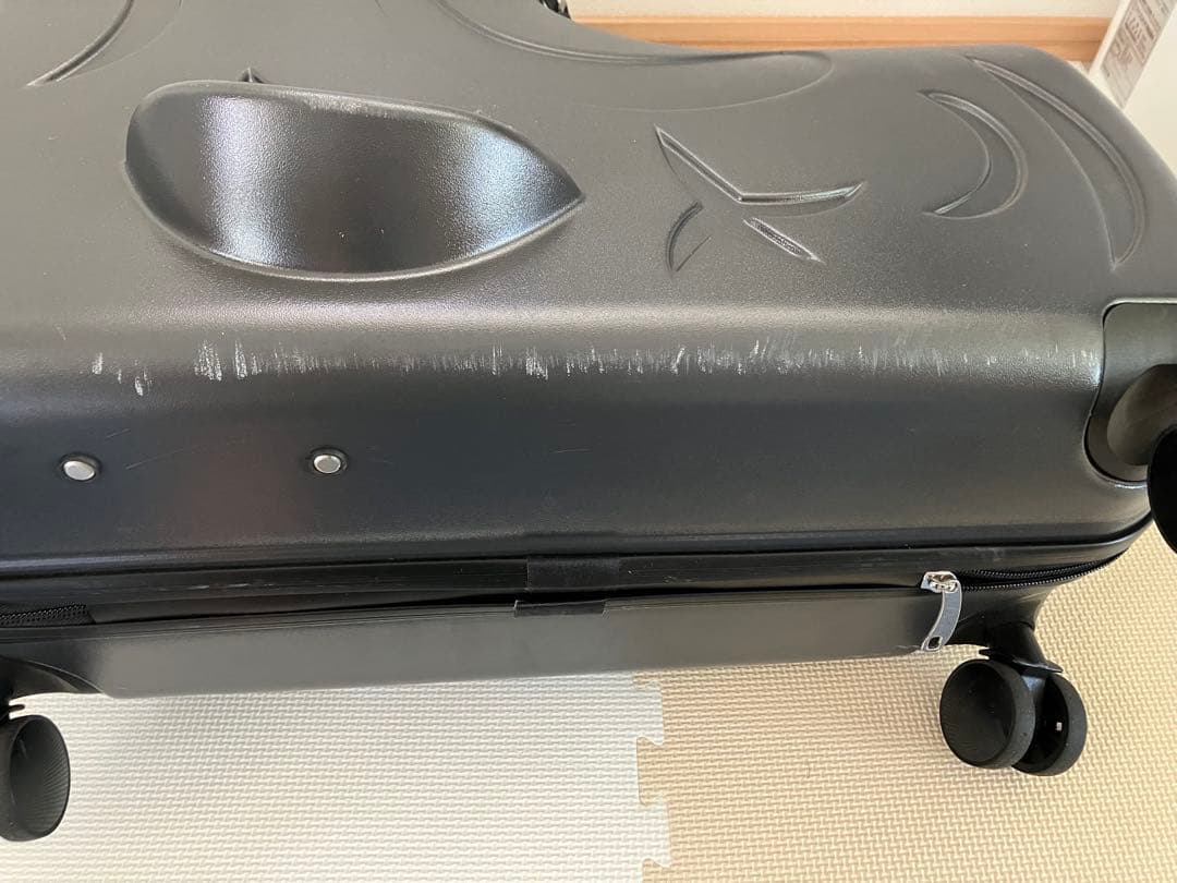 子どもが乗れるスーツケース　キャリーケース　トラベルタグ&専用カバーつき