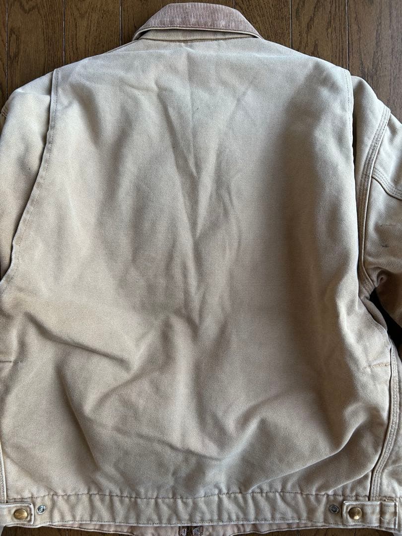 90〜00s カーハート デトロイトジャケット L相当 ベージュ