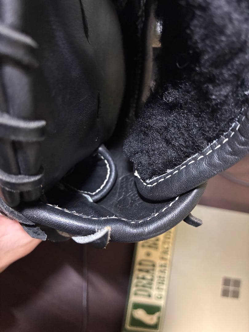 あ*様 ミズノプロ 軟式 投手 黒 ダイバーシティブルー