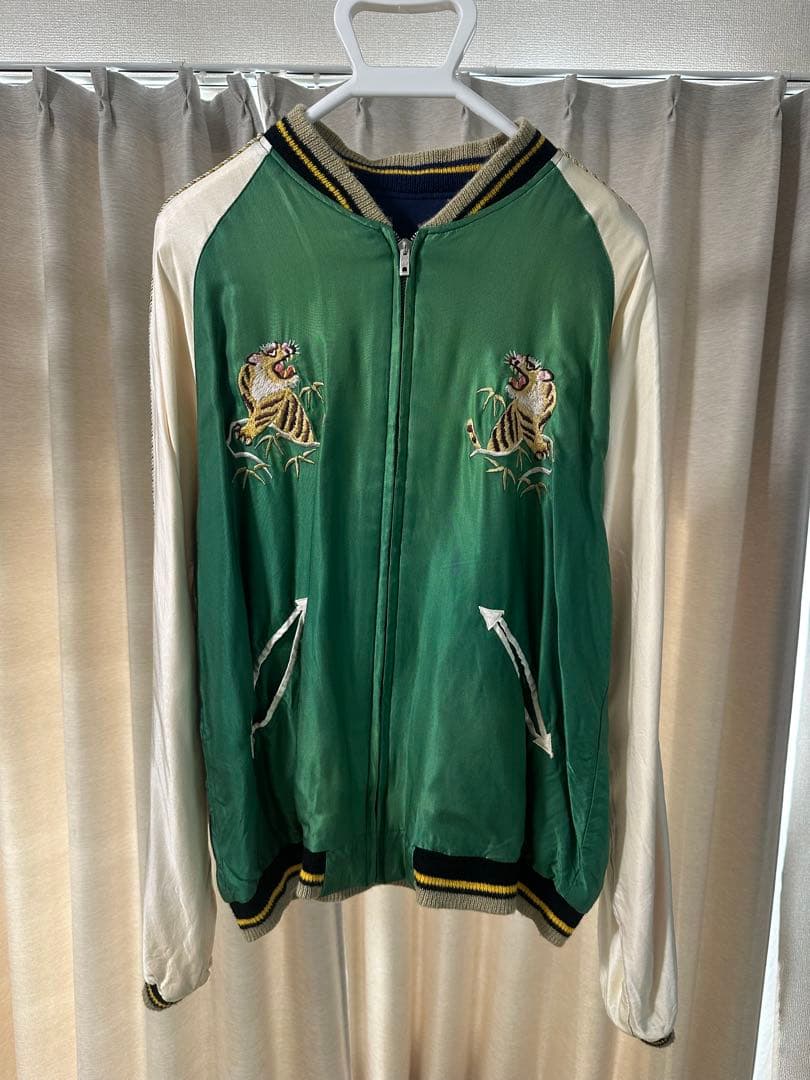 ミッシー【超希少】テーラー東洋　スカジャン XLサイズ　エイジング加工