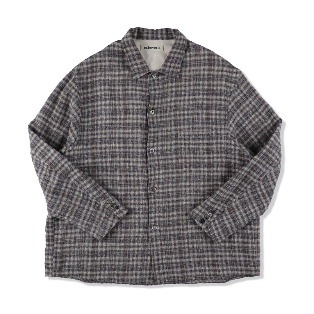 トップス Echeveria Linenwool shirts ovy