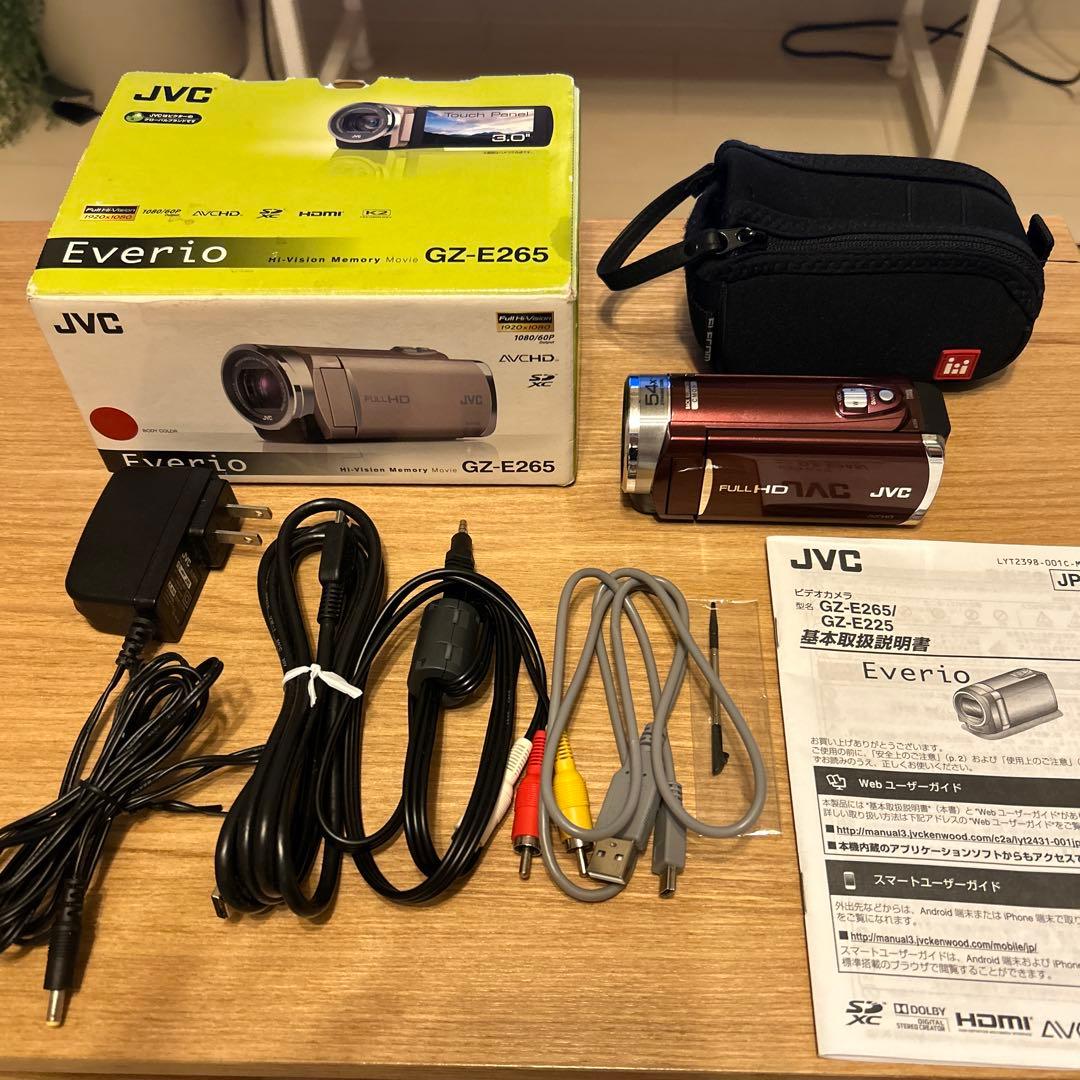 美品 JVC Everio GZ-E265 ビデオカメラ