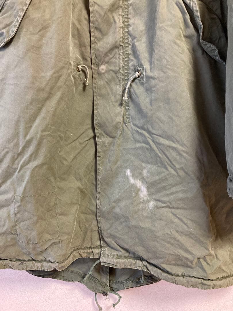 M65フィッシュテールパーカー 黒ジップ　ライナー付USED 1972年製　S