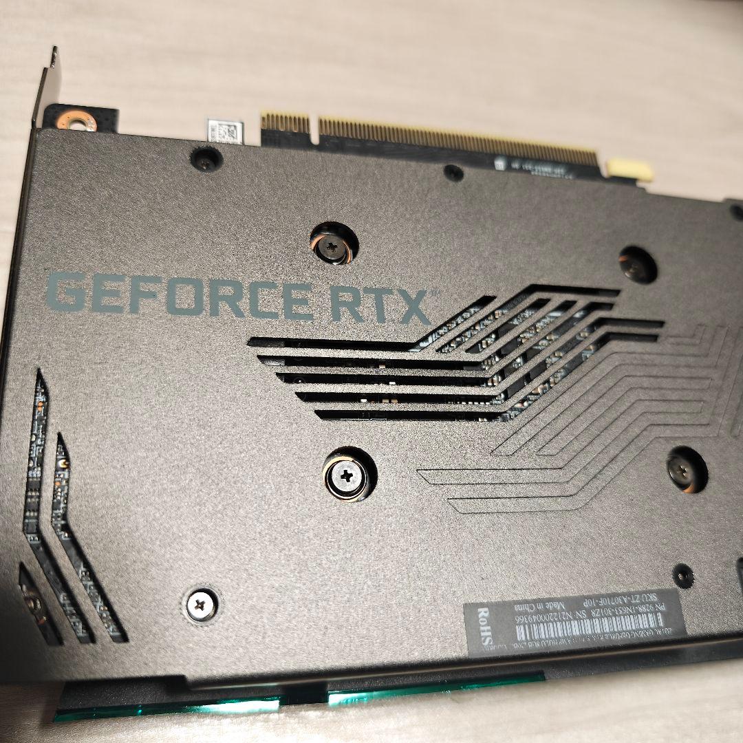 【超美品】ZOTAC GeForce RTX 3070 Ti 8GB