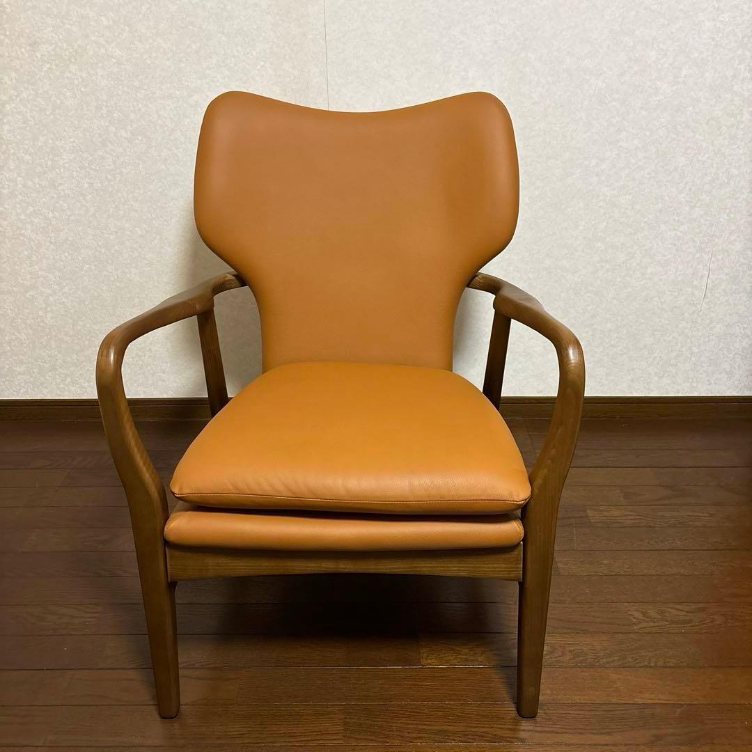 【極美品】フィンユール ラウンジチェア 総革 リプロダクト