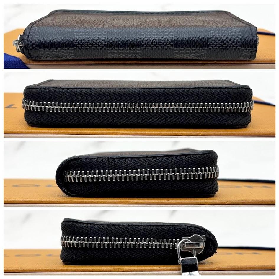 【極美品・IC搭載】ルイヴィトン　ダミエグラフィット　ジッピーパース