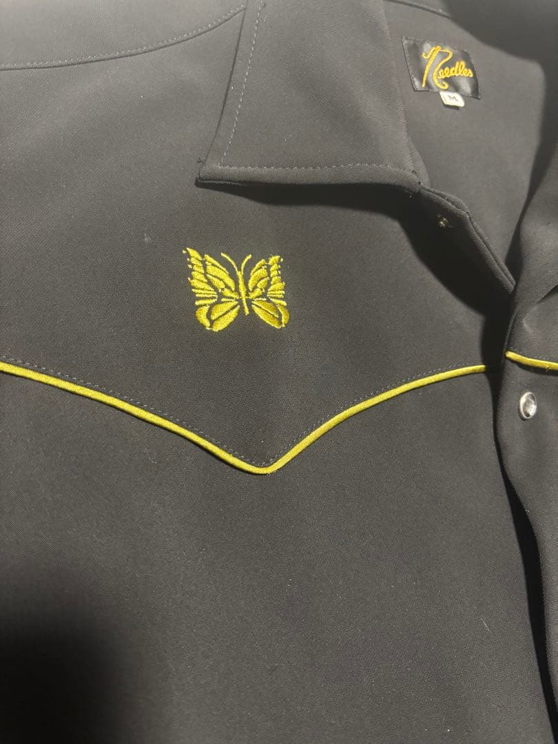 Needles ジャケット 黒 黄