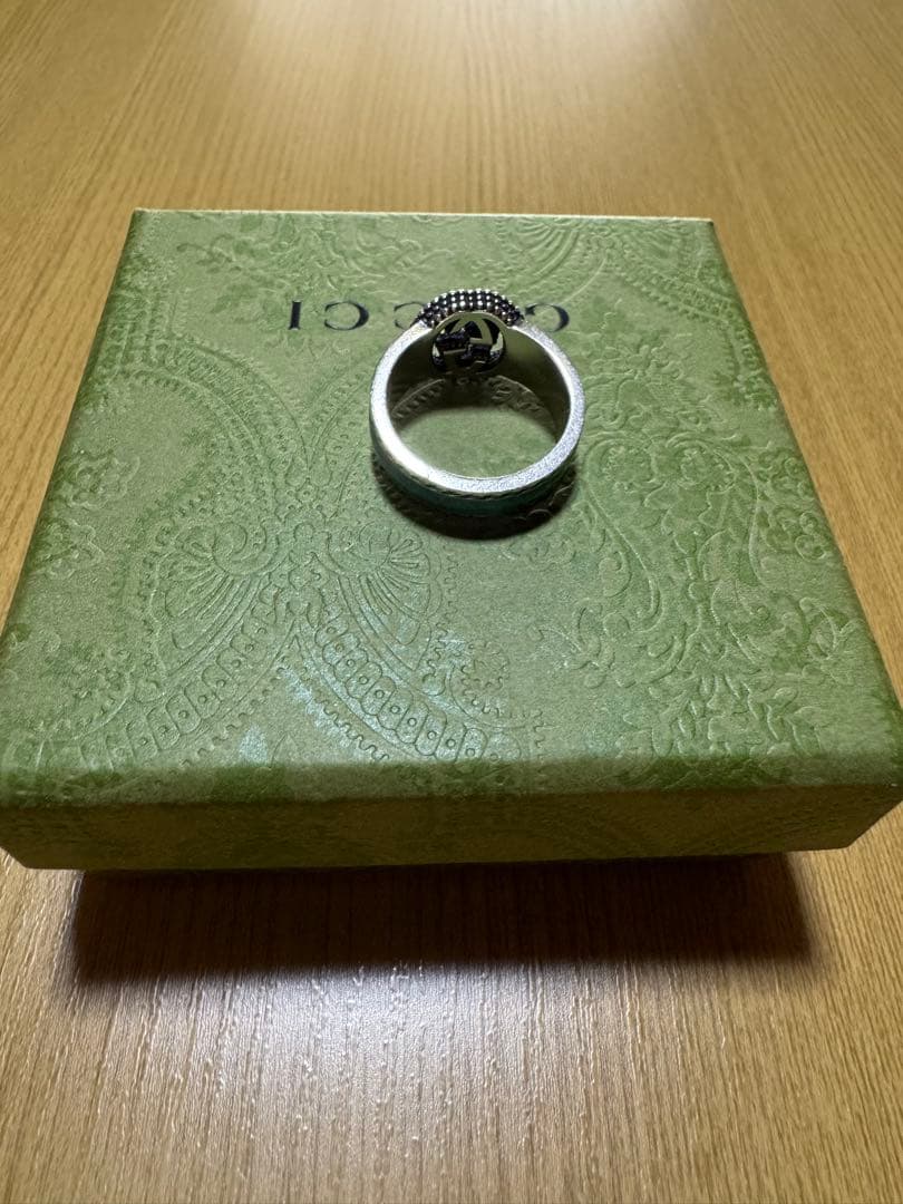 グッチ インターロッキング GG ターコイズリング