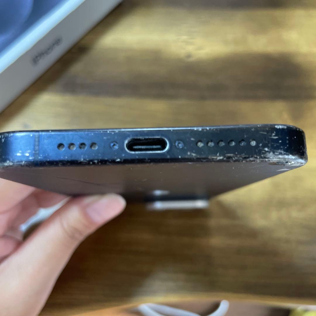 ジャンクiPhone 15ProMax Blue Titanium 鳩