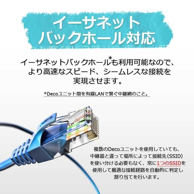 新品TP-Link Deco X50 AX3000 Wi-Fi6システム2パック