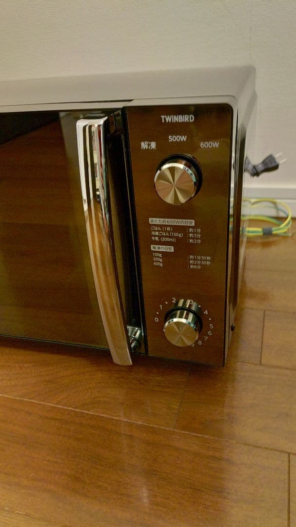 【2025年製】使用１カ月　電子レンジ　ツインバード単機能　超美品